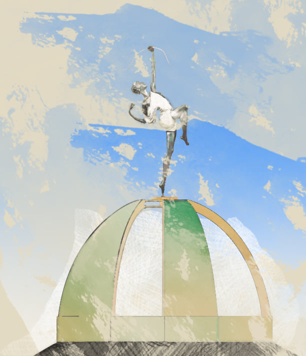 Concept art for cupola exterior